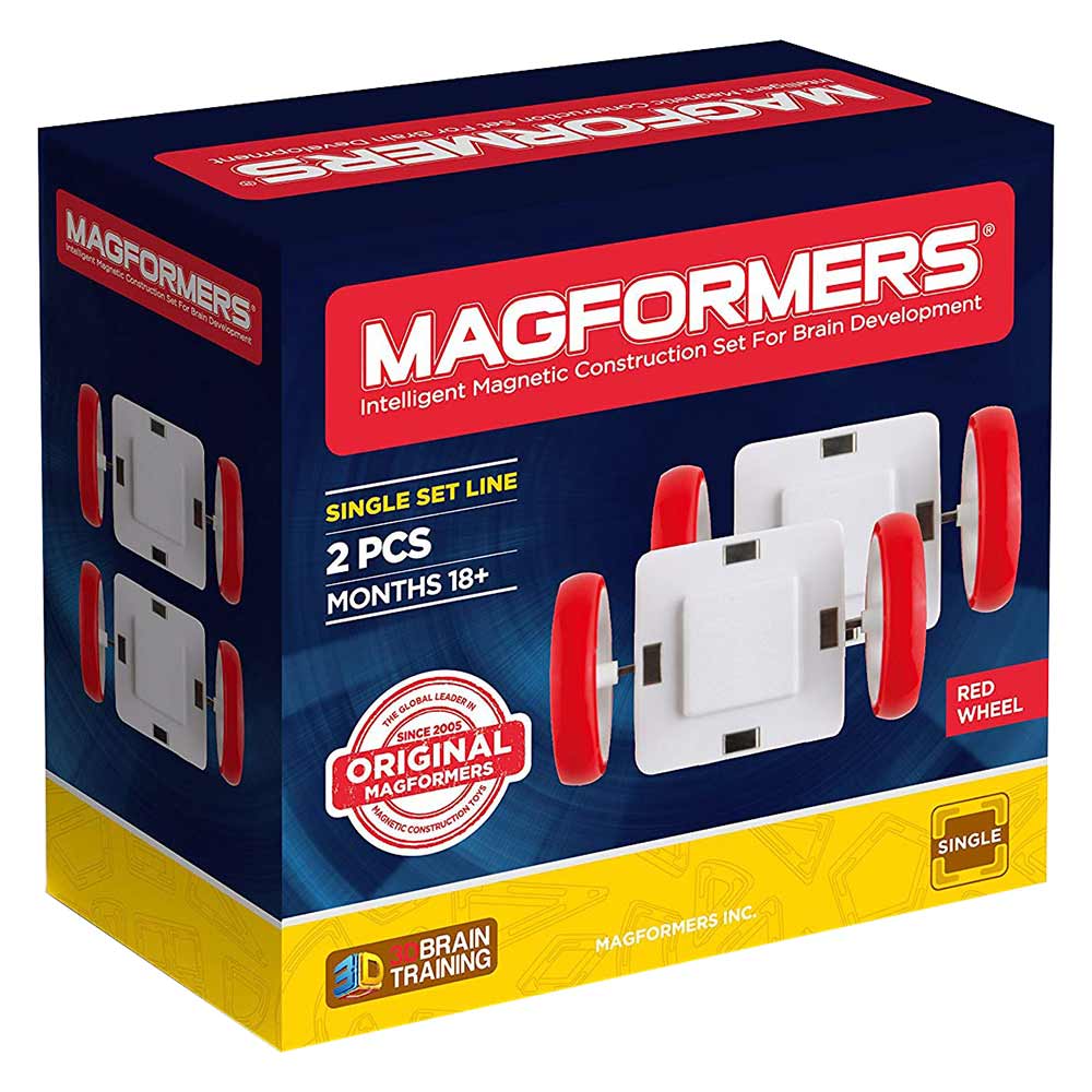 

Магнитный конструктор Magformers Красные колёса (713024)