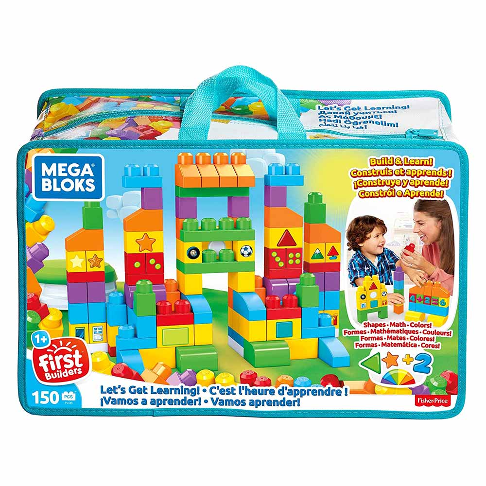 

Конструктор Mega Bloks Давайте вчитися 150 деталей (FVJ49)