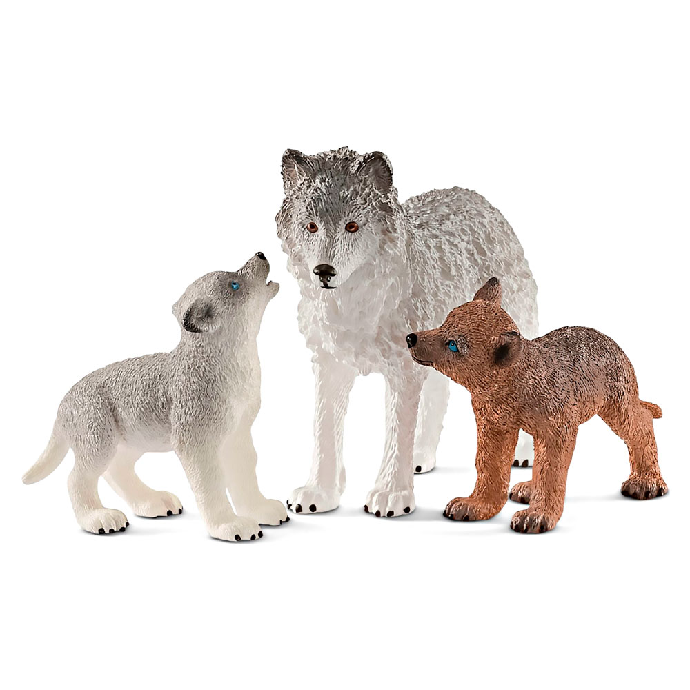 

Игровой набор Schleich Wild Life Волчица с волчатами (42472)