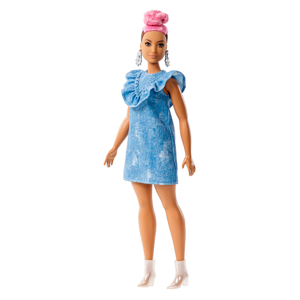 

Кукла Barbie Fashionistas Пышка с розовыми волосами (FBR37/FJF55)