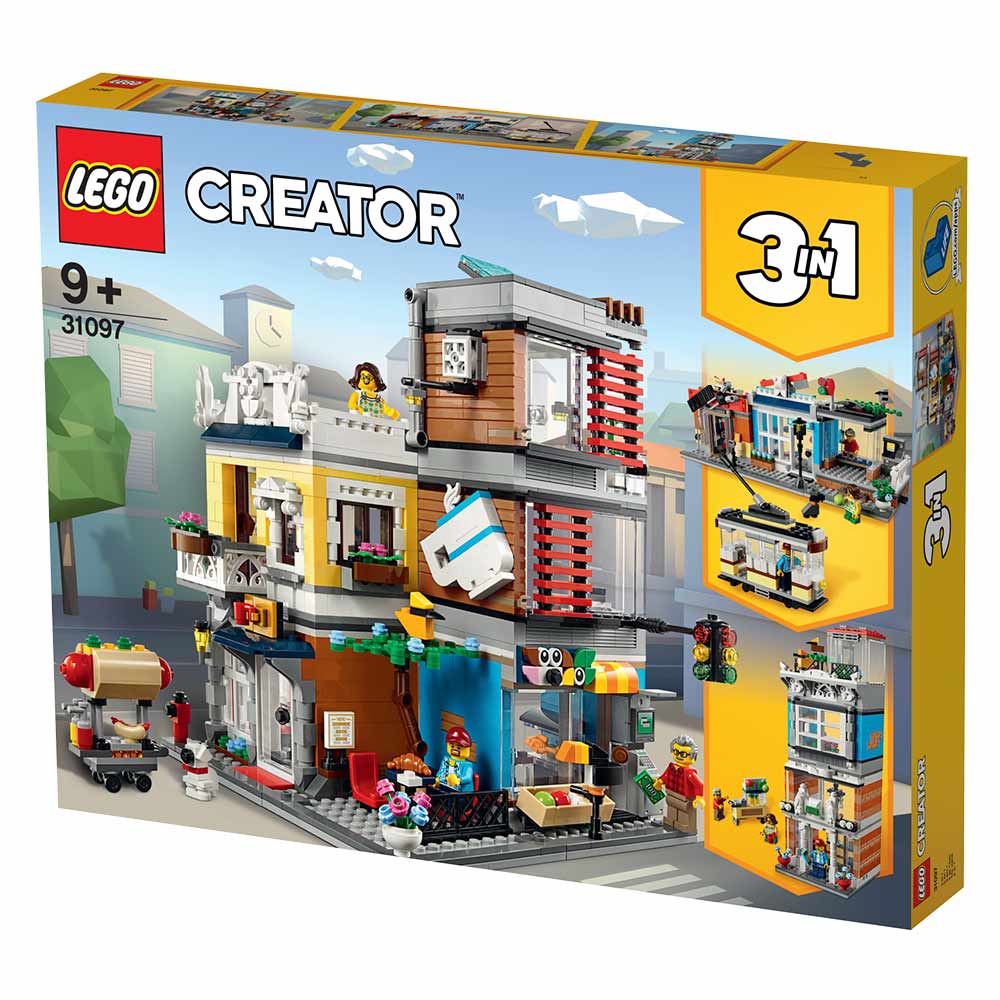 

Конструктор LEGO Creator Зоомагазин и кафе в центре города (31097)