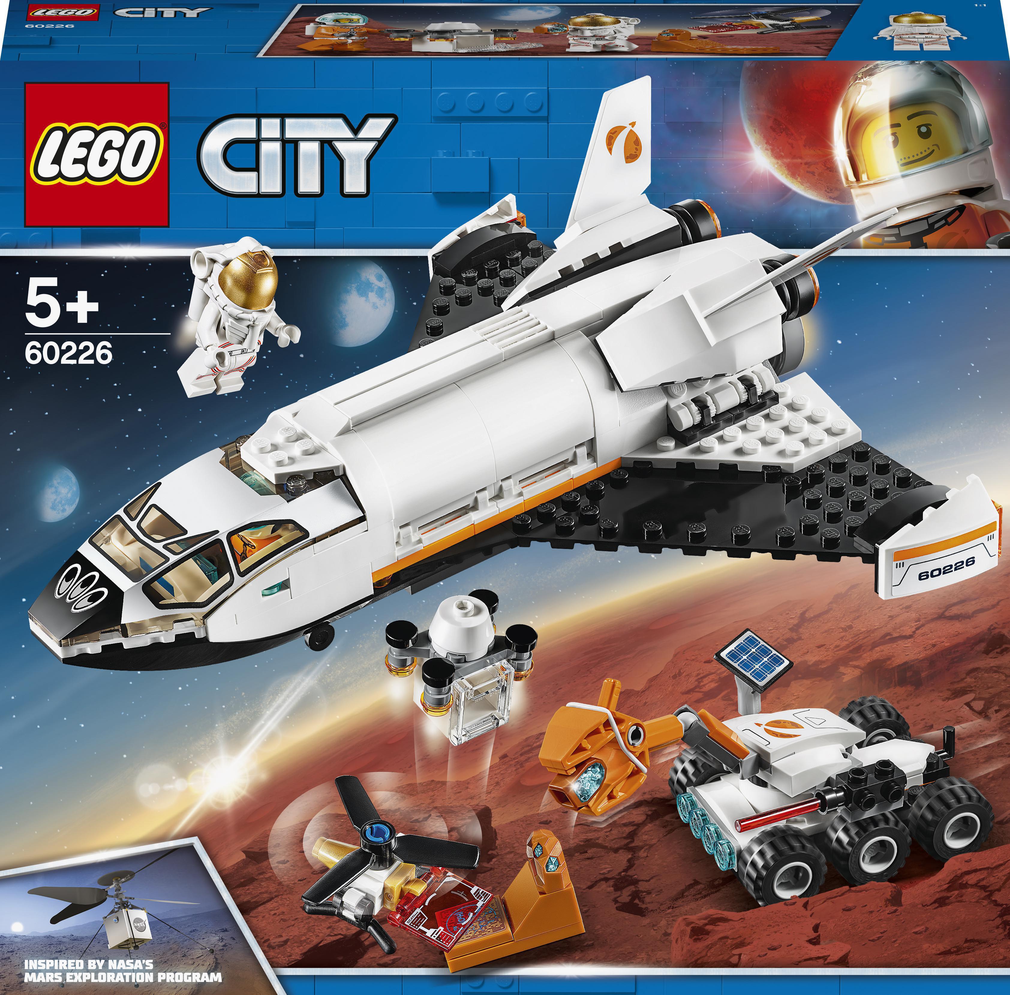 

Конструктор LEGO City Шаттл для исследований Марса (60226)