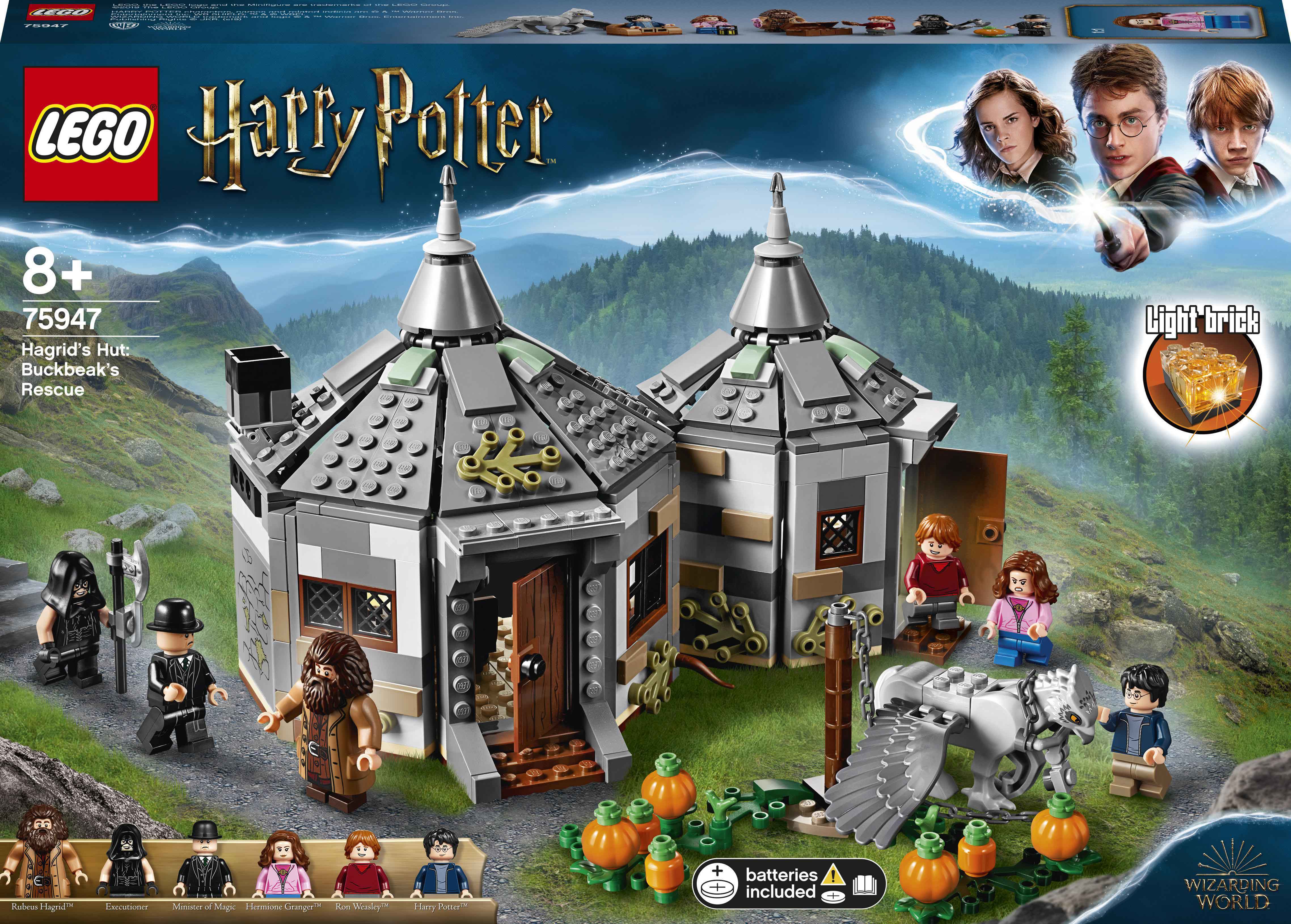

Конструктор LEGO Harry Potter Хижина Хагрида: спасение Клювокрыла (75947)