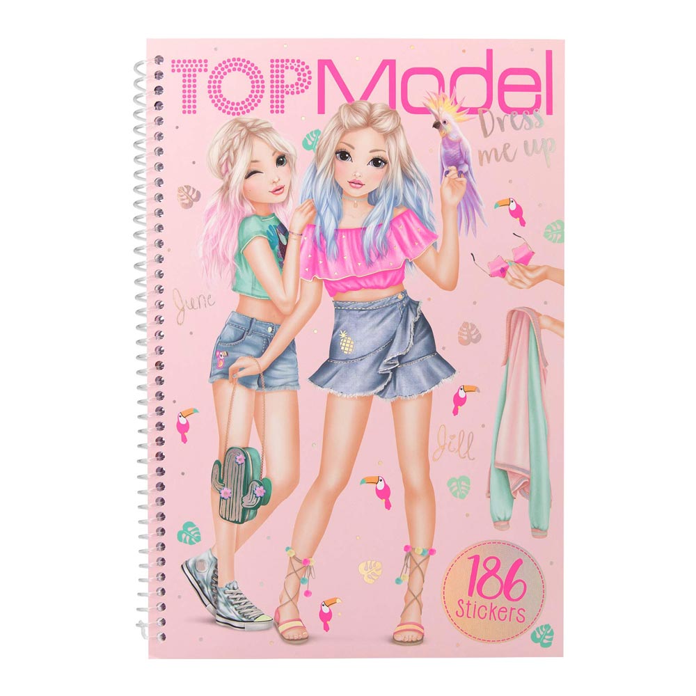 

Раскраска Top model Одень меня Тропики с наклейками (0410576)
