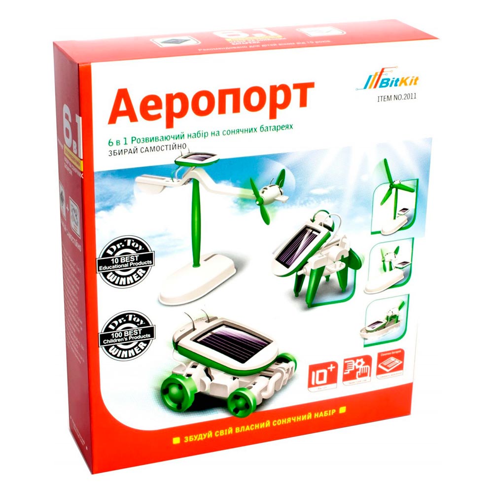 

Конструктор BitKit Аеропорт 6 в 1 на сонячних батареях (4820207390058)