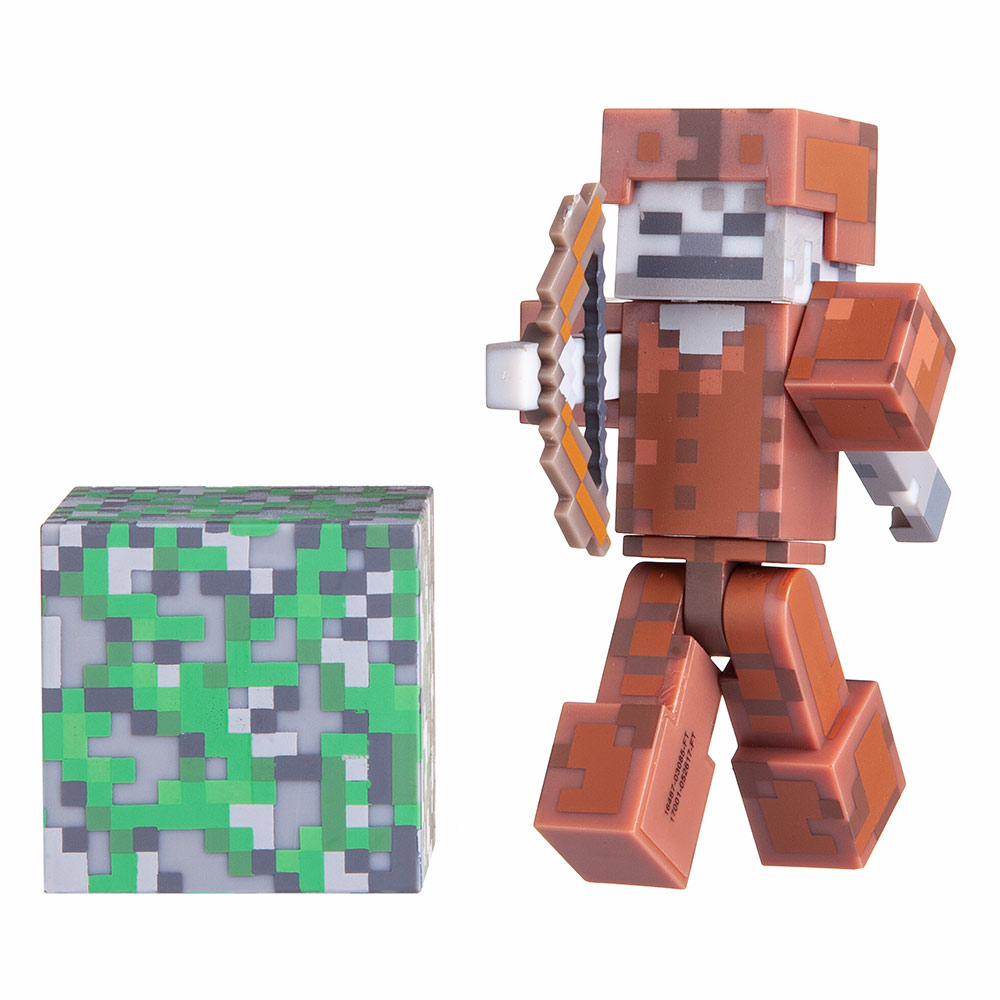 

Фигурка Jazwares Minecraft серия 3 Скелет в кожаных доспехах (16487M)