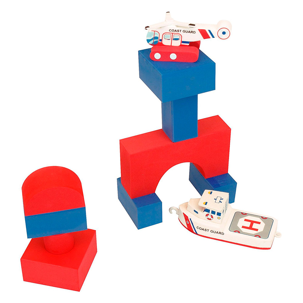

Набор для ванны Just think toys Береговая охрана Лодка и вертолет (22091)