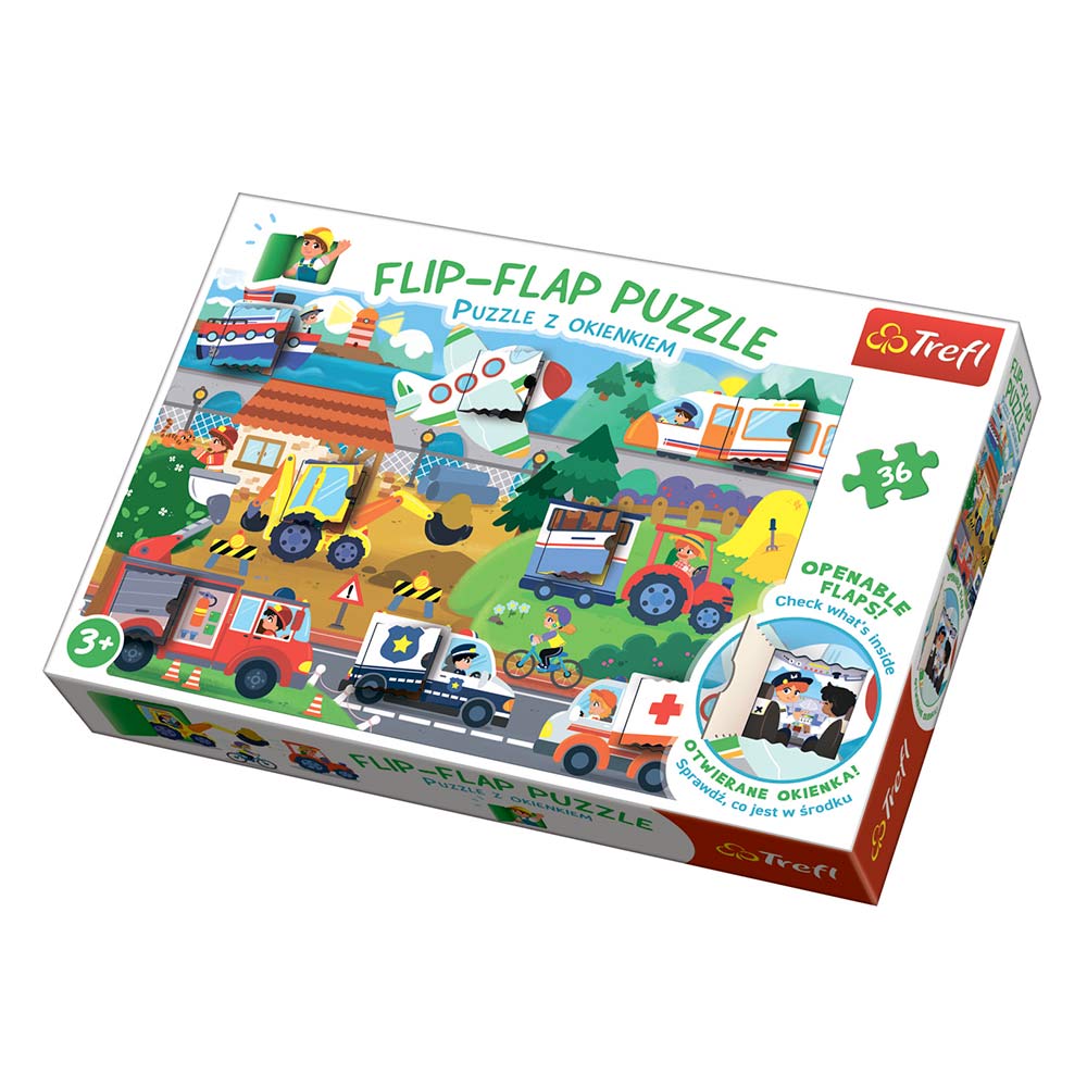 

Пазлы Trefl Flip-flap Транспорт (14273)