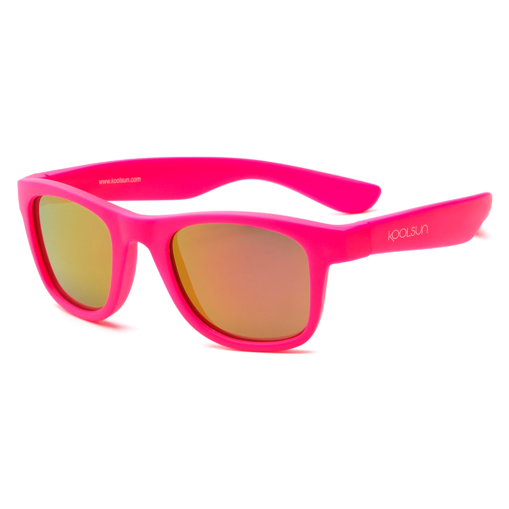 Акция на Сонцезахисні окуляри Koolsun Wave неоново-рожеві до 5 років (KS-WANP001) от Будинок іграшок