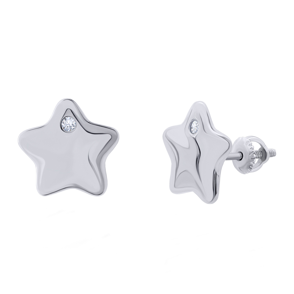

Сережки UMa&UMi Зірка велика Swarovski(5601671867890)