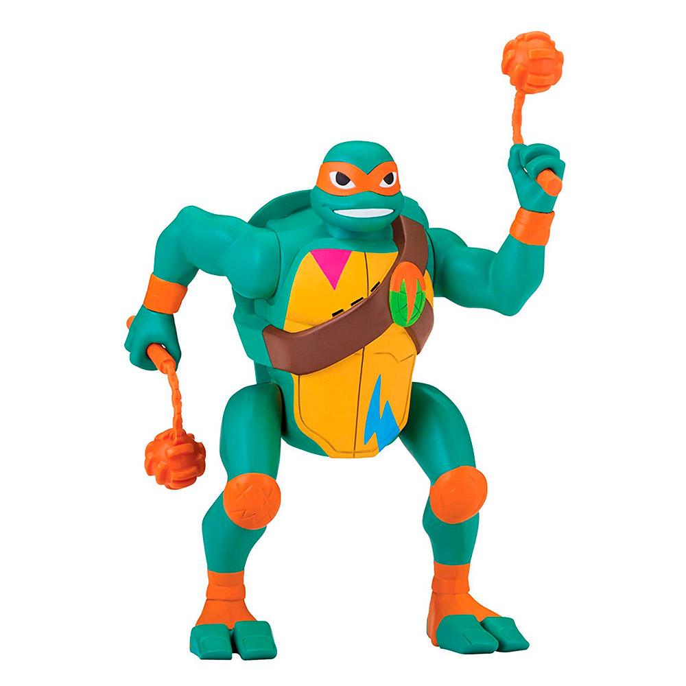 

Фигурка TMNT Эволюция Черепашек-Ниндзя Микеланджело 15 см звуковая (81403)
