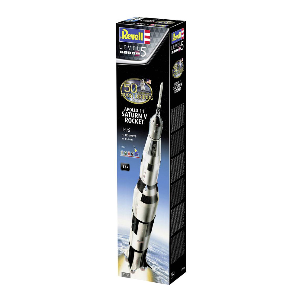 

Набор для моделирования Revell Ракета-носитель Сатурн V 1:96 (RVL-03704)