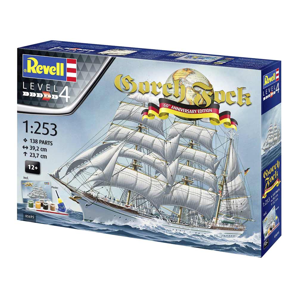 

Набор для моделирования Revell Барк Горх Фок 1:253 (RVL-05695)
