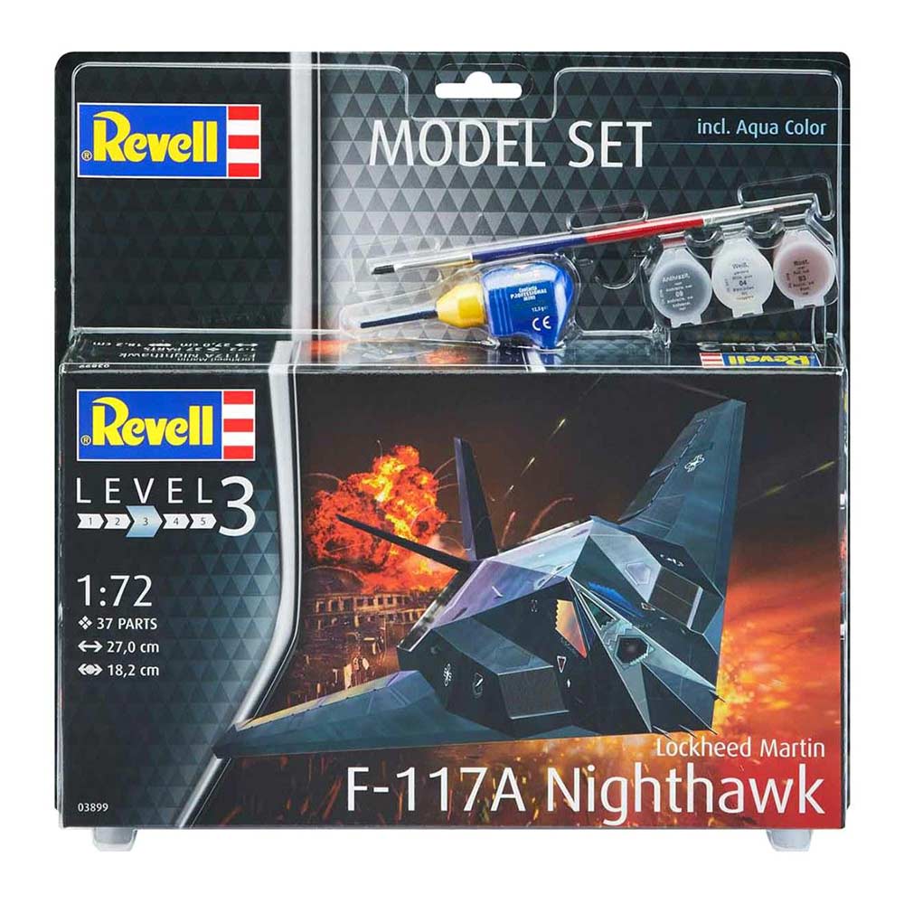 

Набор для моделирования Revell Истребитель F-117 Ночной ястреб 1:72 (RVL-63899)