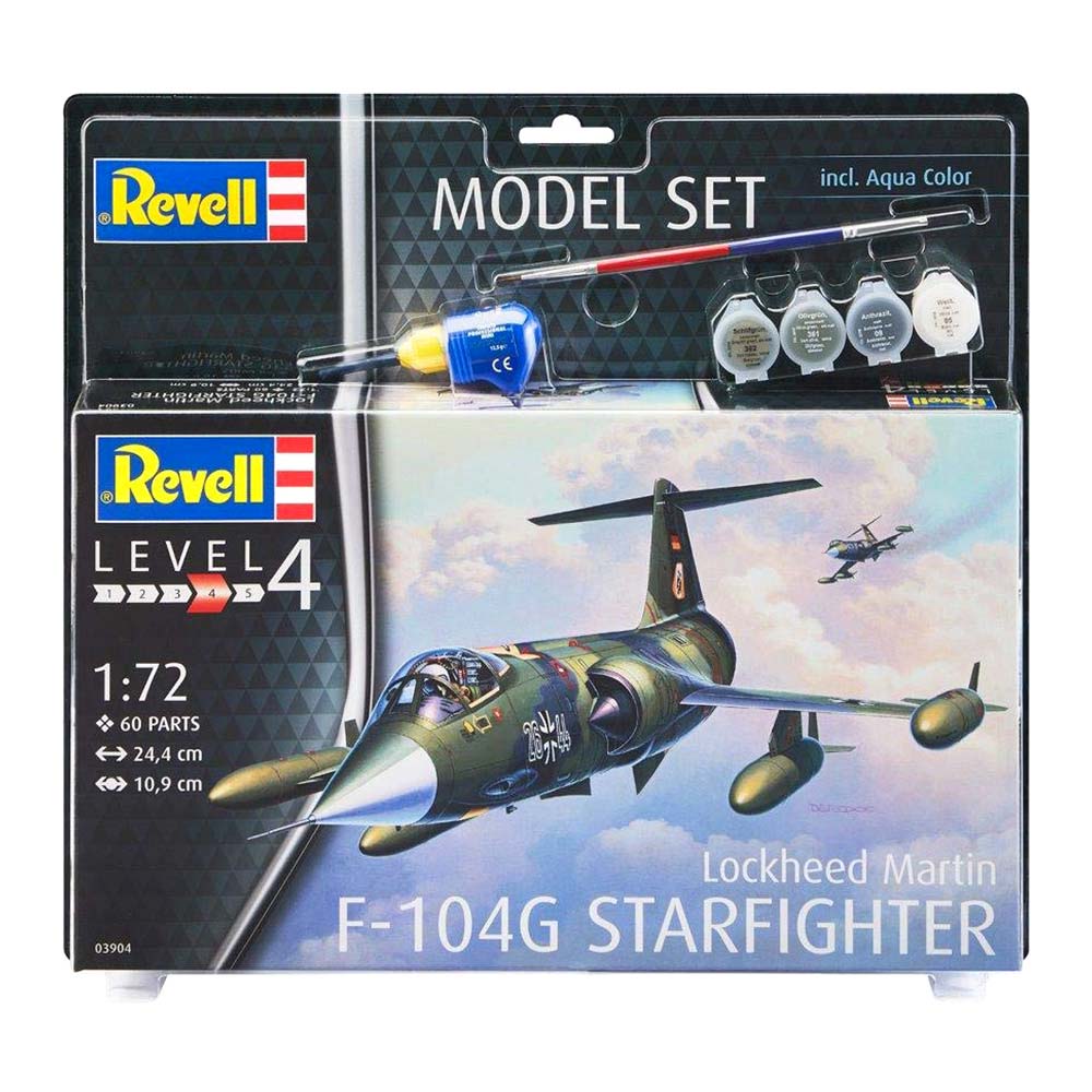 

Набор для моделирования Revell Истребитель F-104 Старфайтер 1:72 (RVL-63904)