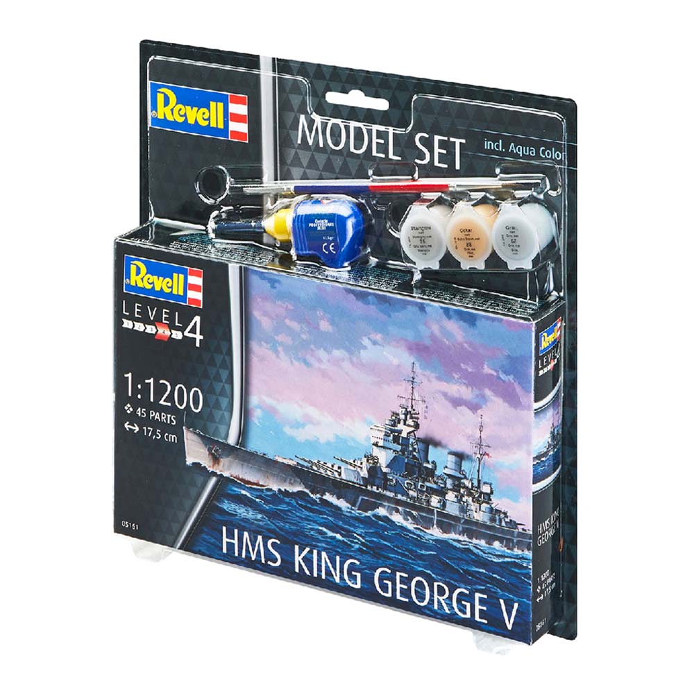 

Набор для моделирования Revell Корабль Его Величества Король Джордж V 1:1200 (RVL-65161)
