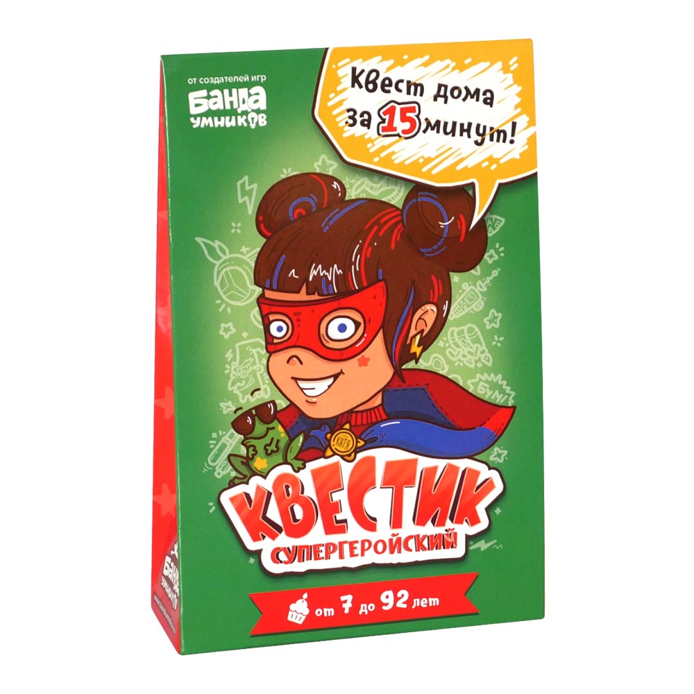 

Настольная игра Банда умников Квестик супергеройский Катя (УКР029)