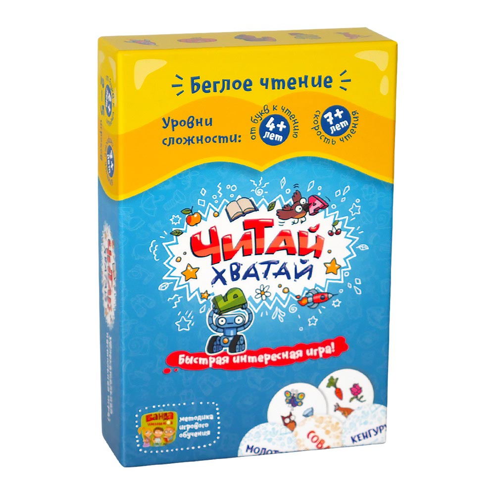

Настольная игра Банда умников Читай хватай (УКР016)
