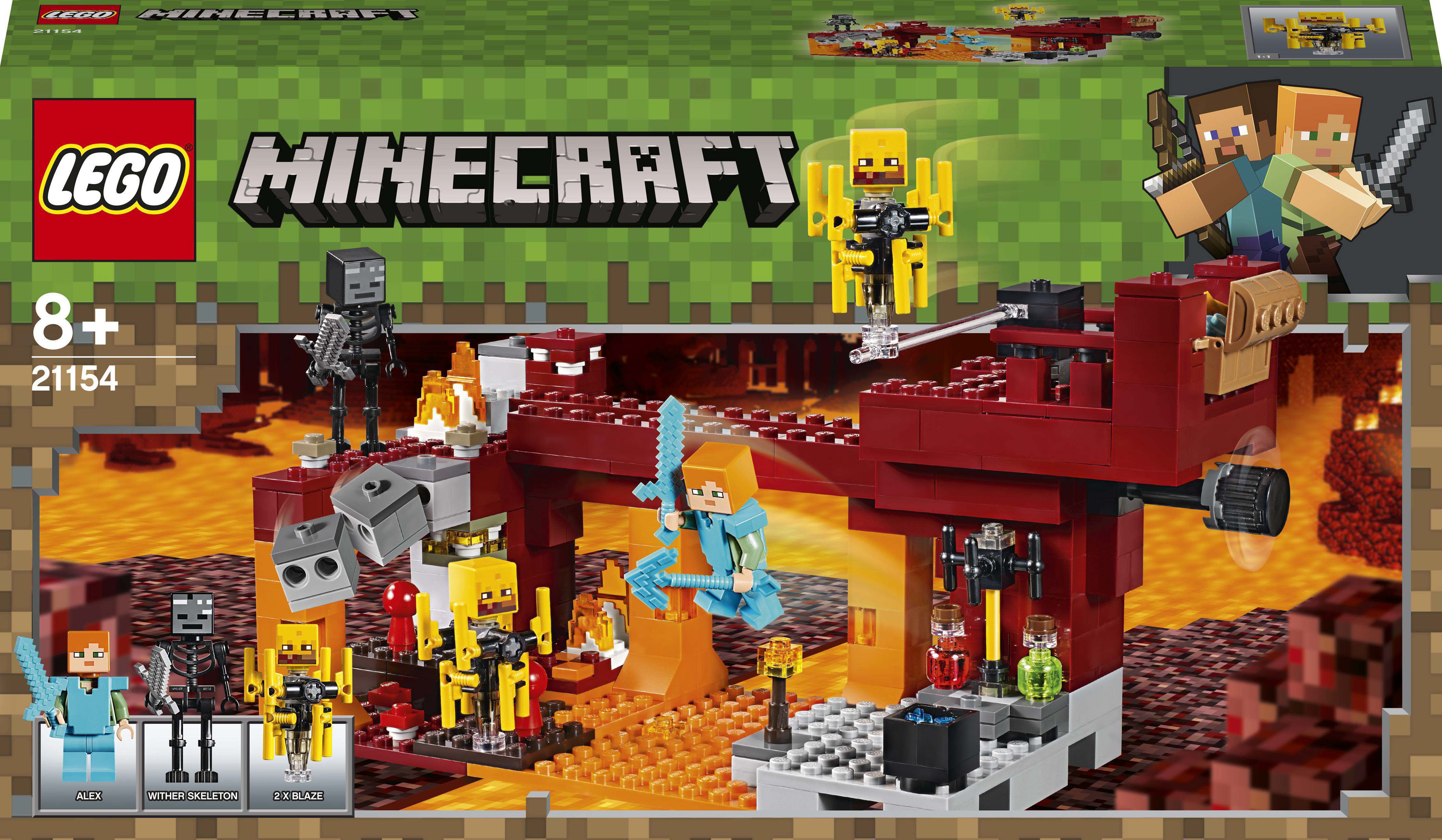 Акція на Конструктор LEGO Minecraft Мост Ифритa (21154) від Будинок іграшок