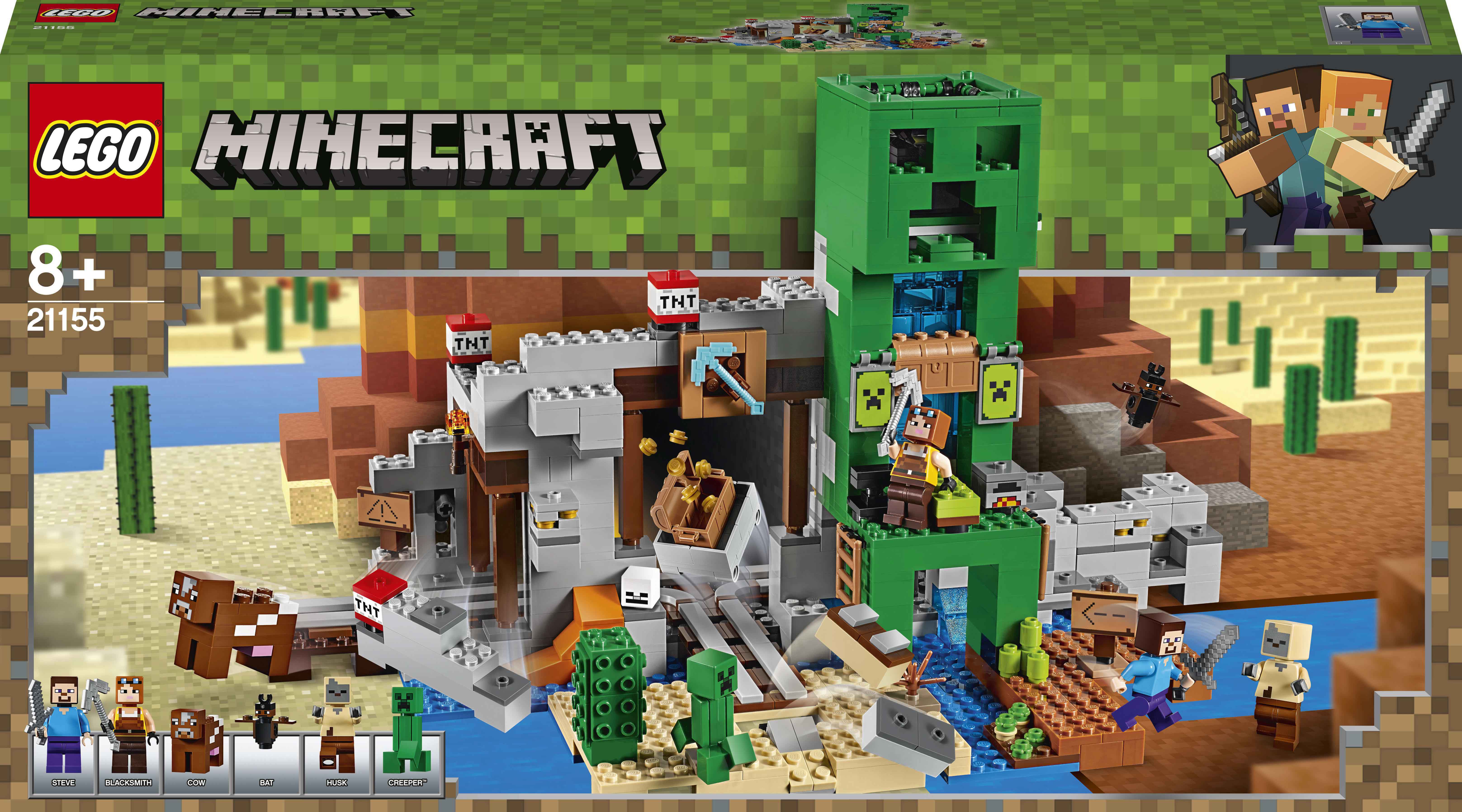 

Конструктор LEGO Minecraft Шахта крипера (21155)