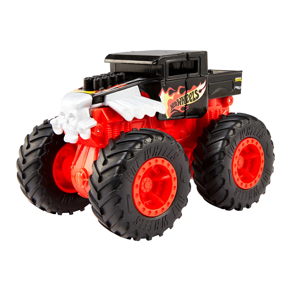 

Машинка Hot Wheels Monster trucks Потужний удар червона 1:43 (GCF94/GCF95)