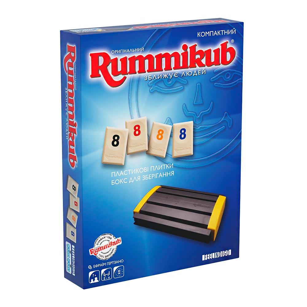 

Настольная игра Feelindigo Rummikub NGT travel (FI9680)