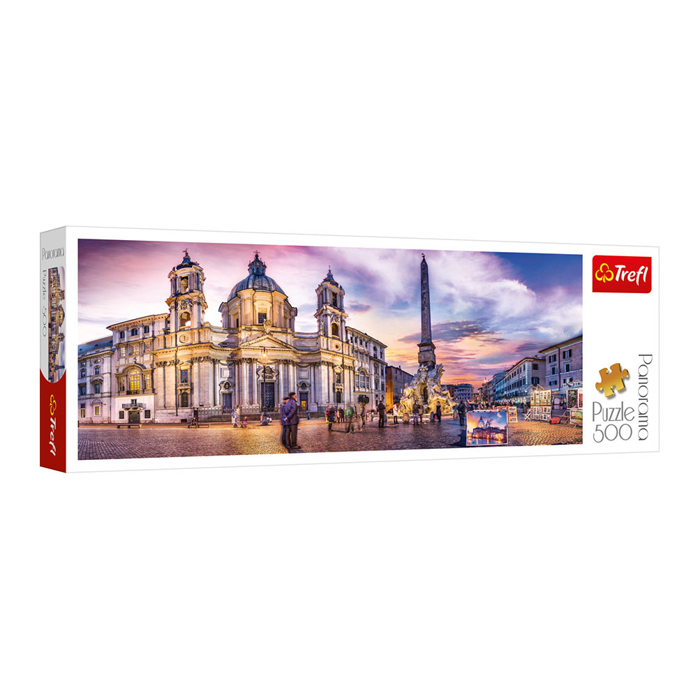 

Пазли Trefl Panorama П'яцца Навона Рим 500 шт (29501)