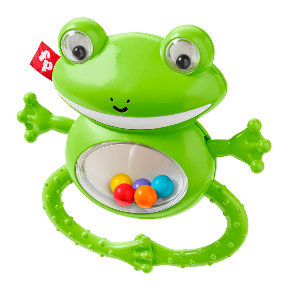 

Брязкальце-прорізувач Fisher price Тропічні друзі Жабеня (GGF02/GGF03)