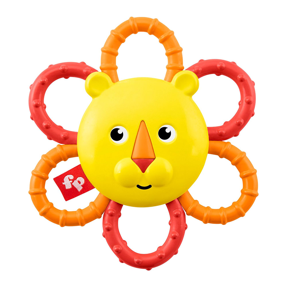 

Брязкальце-прорізувач Fisher-Price Тропічні друзі левеня (GGF02/GGF04)