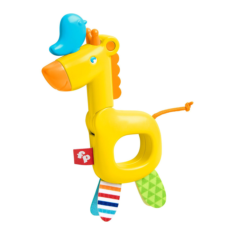 

Брязкальце-прорізувач Fisher-Price Тропічні друзі жираф (GGF02/GGF05)