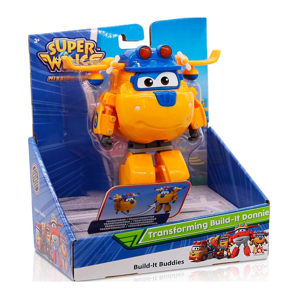 

Трансформер Super wings Донни строитель (EU730212)