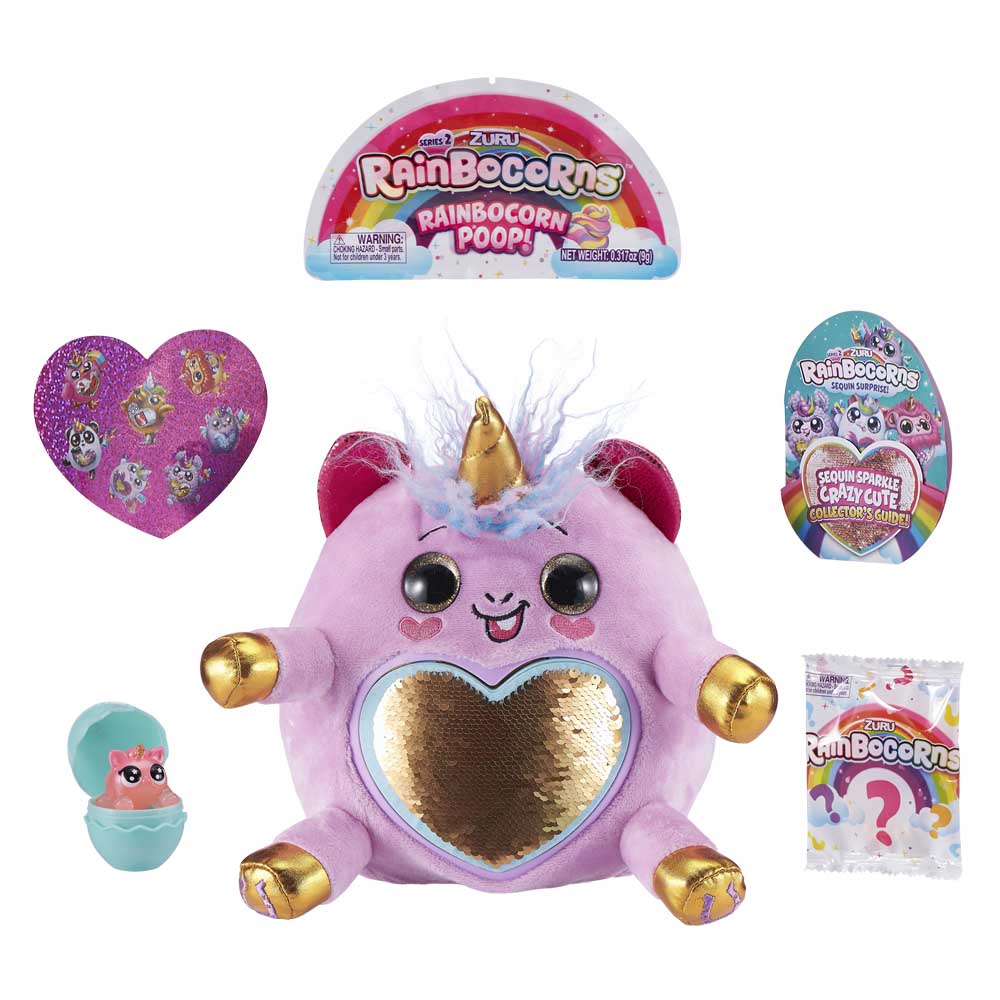

Мягкая игрушка-сюрприз Rainbocorns Реинбокорн-G (9202G)
