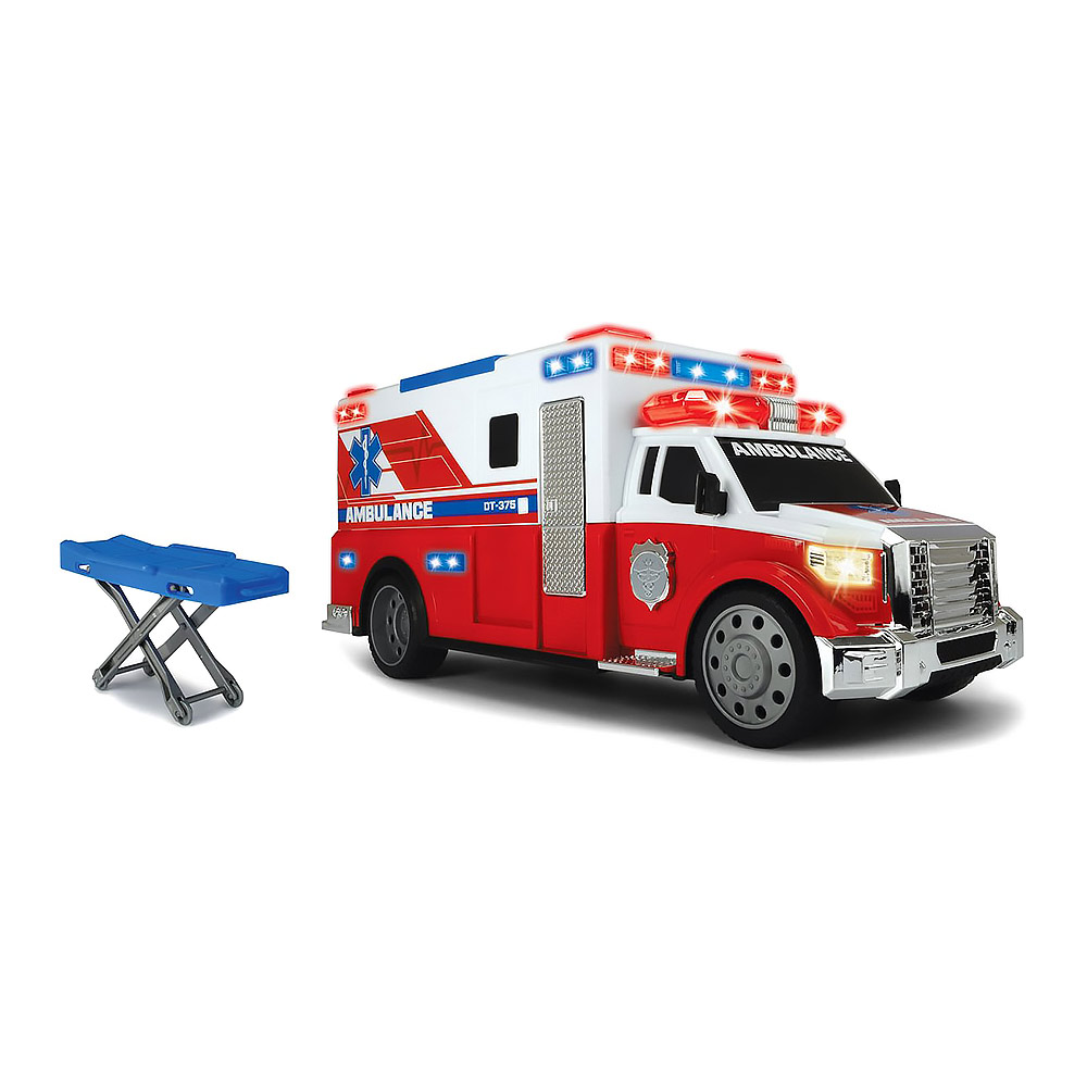 

Машинка Dickie toys Action Швидка допомога із ношами зі світлом і звуком (3308381)