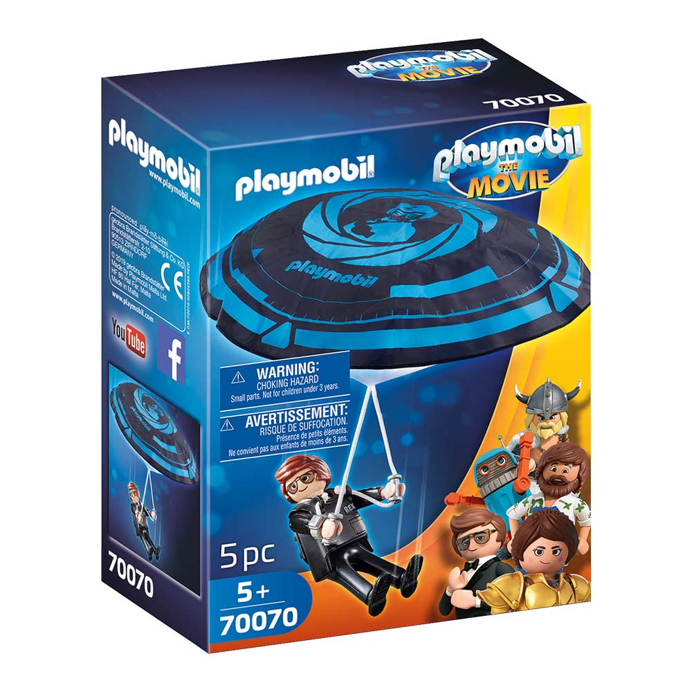 

Конструктор Playmobil The movie Рекс Дашер с парашютом (70070)