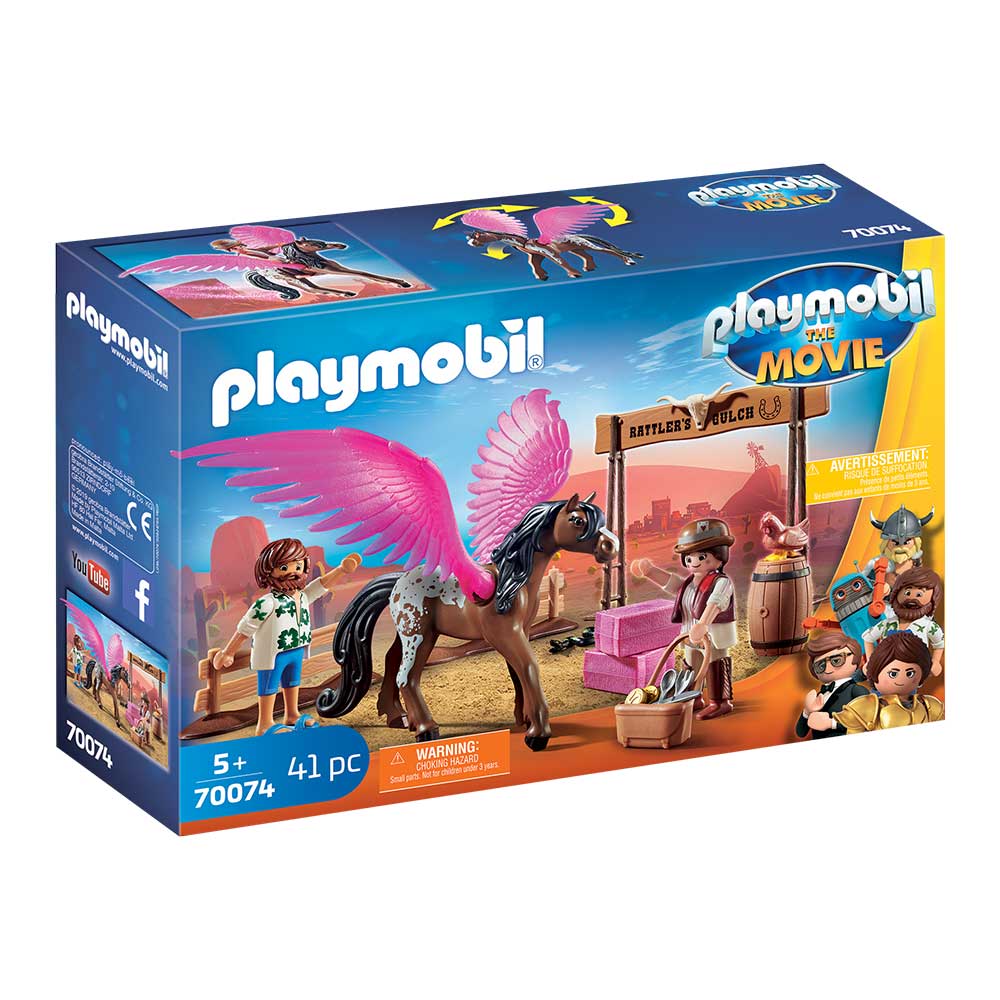 

Конструктор Playmobil The movie Марла и Дел с пегасом (70074)