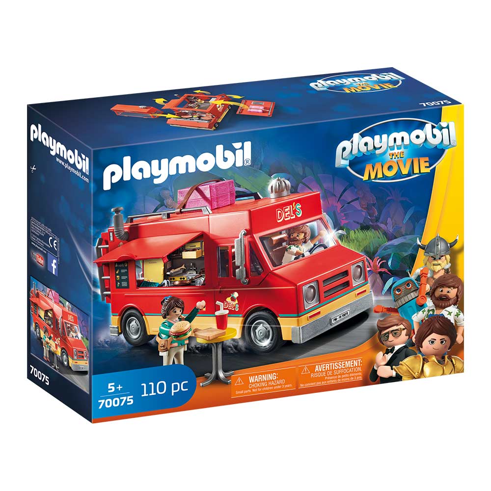 

Конструктор Playmobil The movie Фаст фуд фургон Дела (70075)