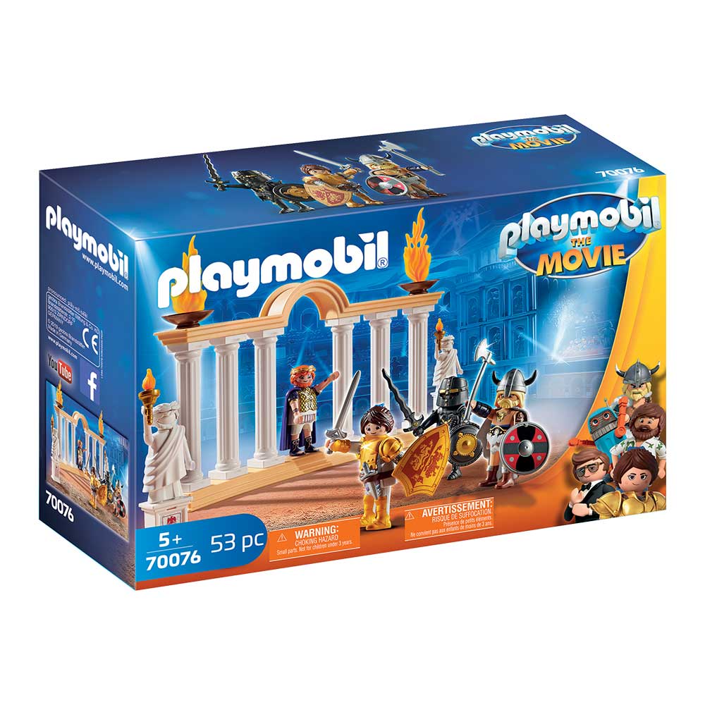 Акція на Конструктор Playmobil The movie Император Максимус в Колизее (70076) від Будинок іграшок