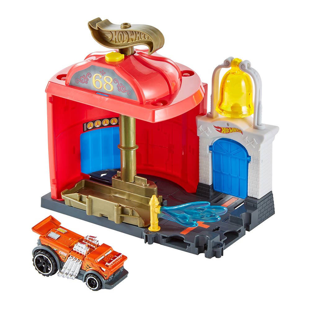 

Набор Hot Wheels Необычайные приключения в городе Пожарная станция (FRH28/FRH29)