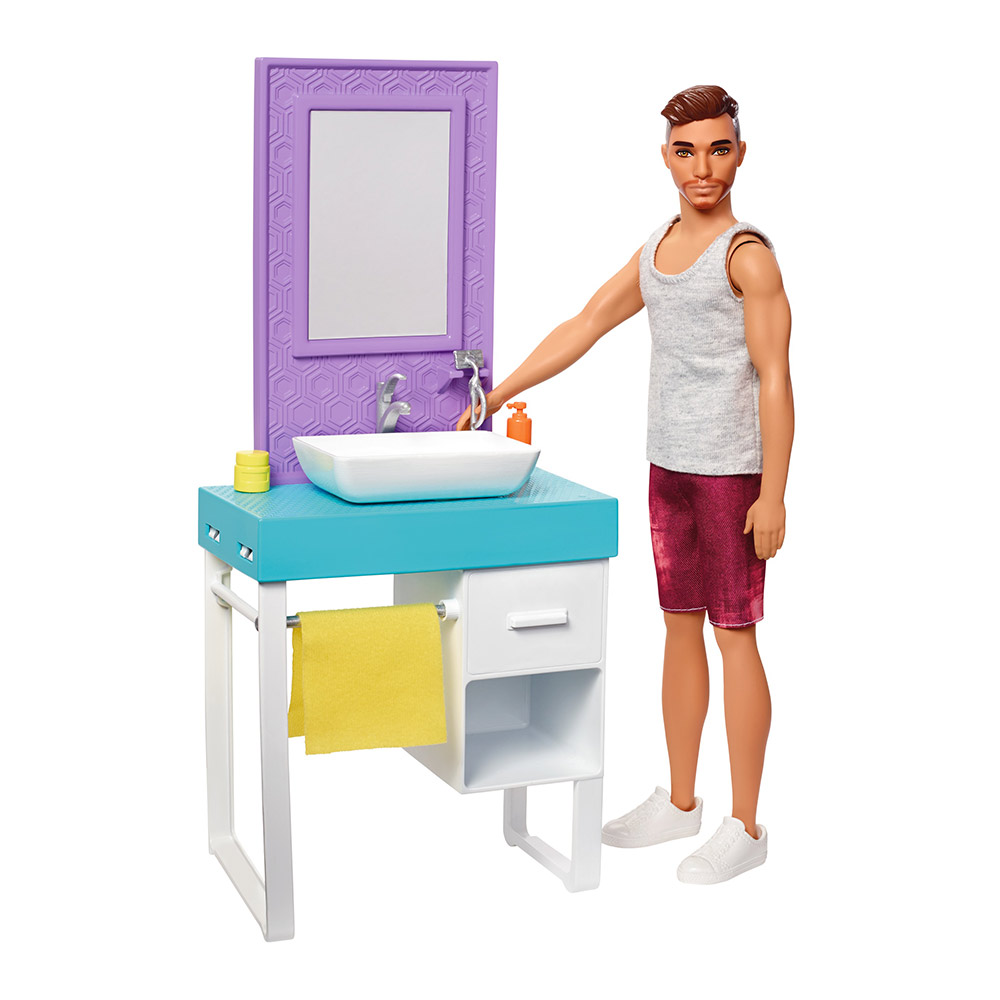 

Набор Barbie Комната Кена Ванная комната (FYK51/FYK53)