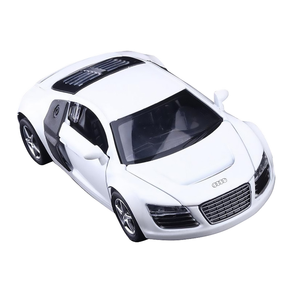 

Автомодель Автопром Audi R8 1:32 белая со светом и звуком (3201D/3201D-2)