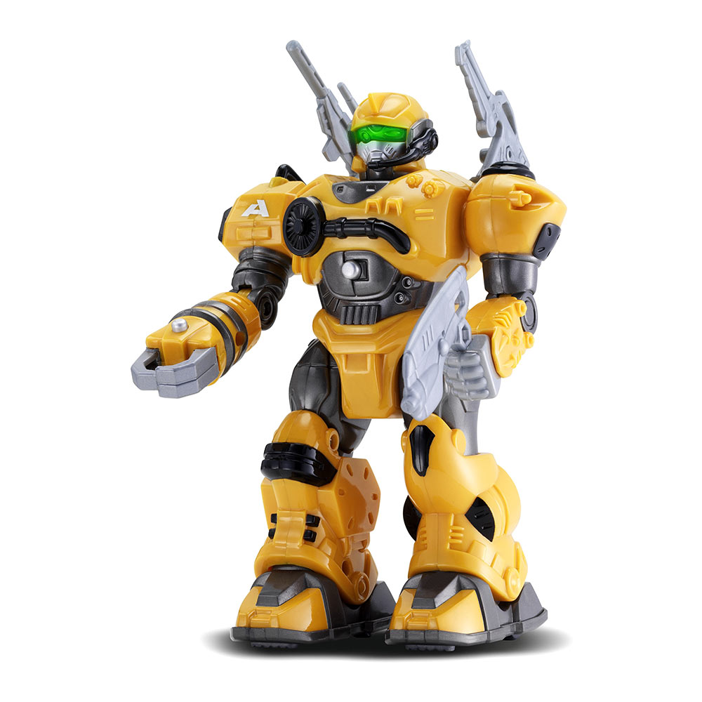 Акция на Робот-воин Hap-p-kid MARS Желтый с эффектами (3576T-3579T-2) от Будинок іграшок
