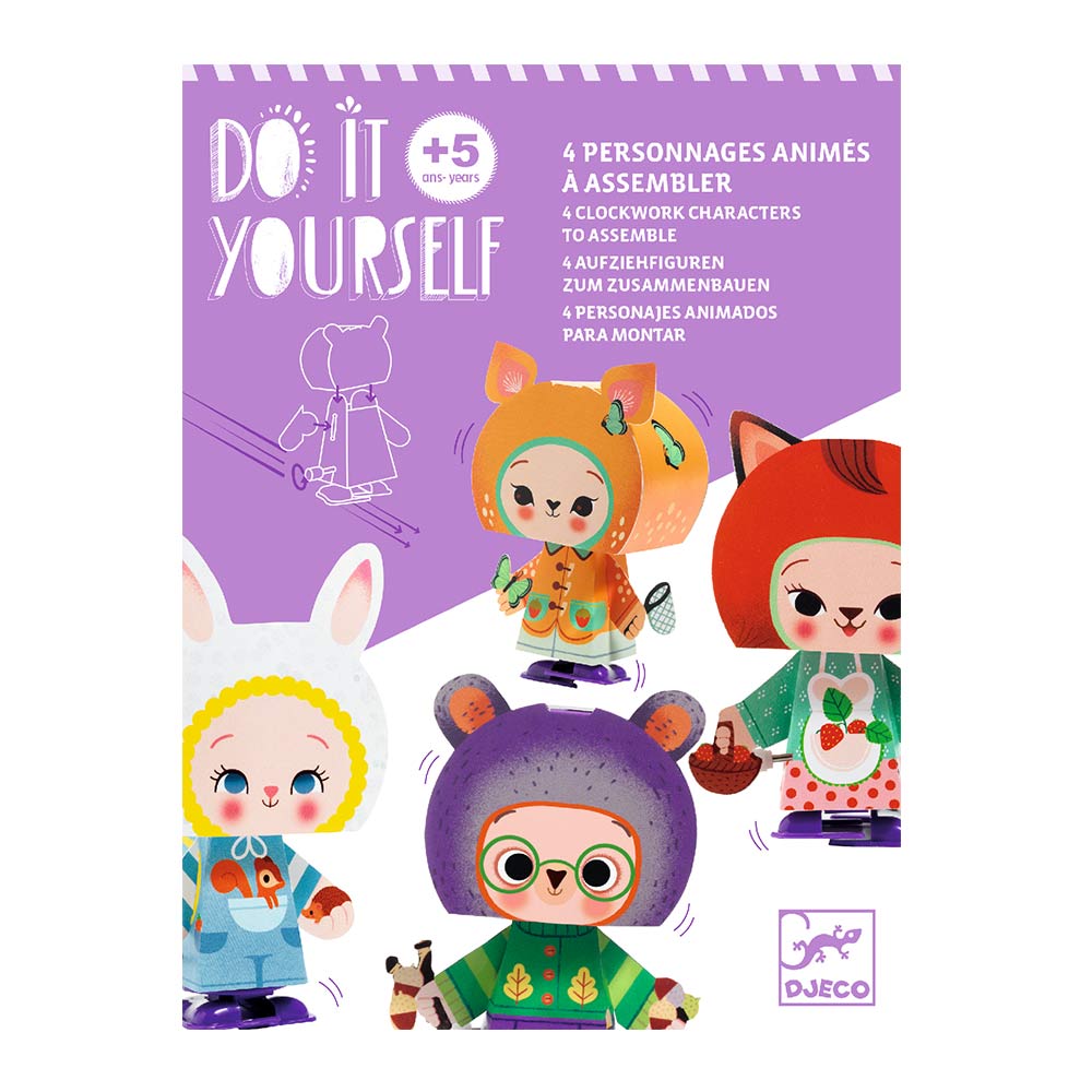 

Заводные фигурки Djeco Сделай сам Лесные животные (DJ07930)