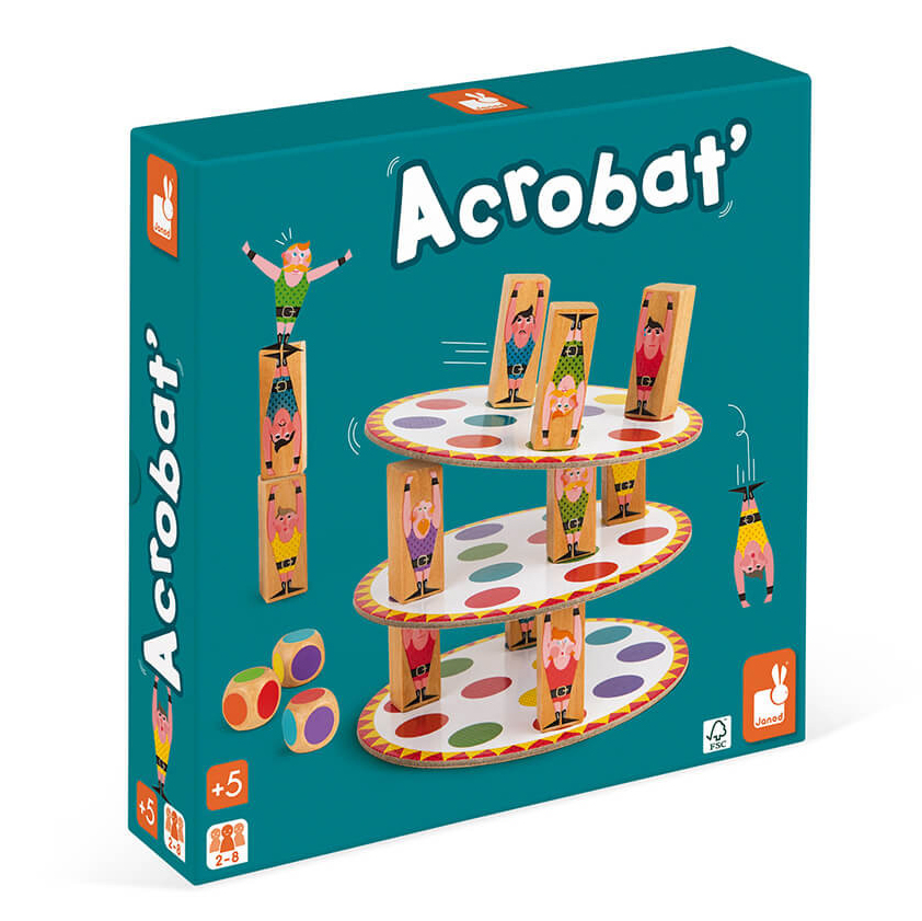 Акція на Настільна гра Janod Акробат (J02757) від Будинок іграшок