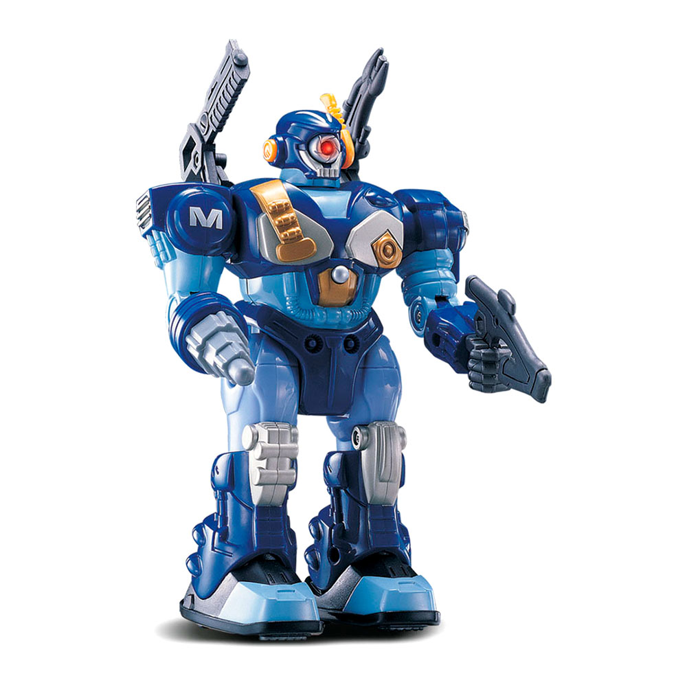 Акція на Робот-воин Hap-p-kid синий со световым и звуковым эффектами 17,5 см (3576T-3579T-3) від Будинок іграшок