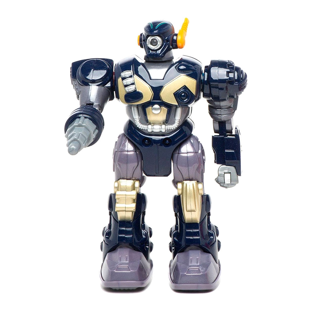 Акція на Робот-воин Hap-p-kid черный со световым и звуковым эффектами 17,5 см (3576T-3579T-4) від Будинок іграшок
