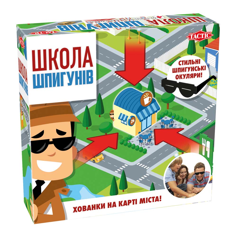 

Настільна гра Tactic Школа шпигунів українською (56263)