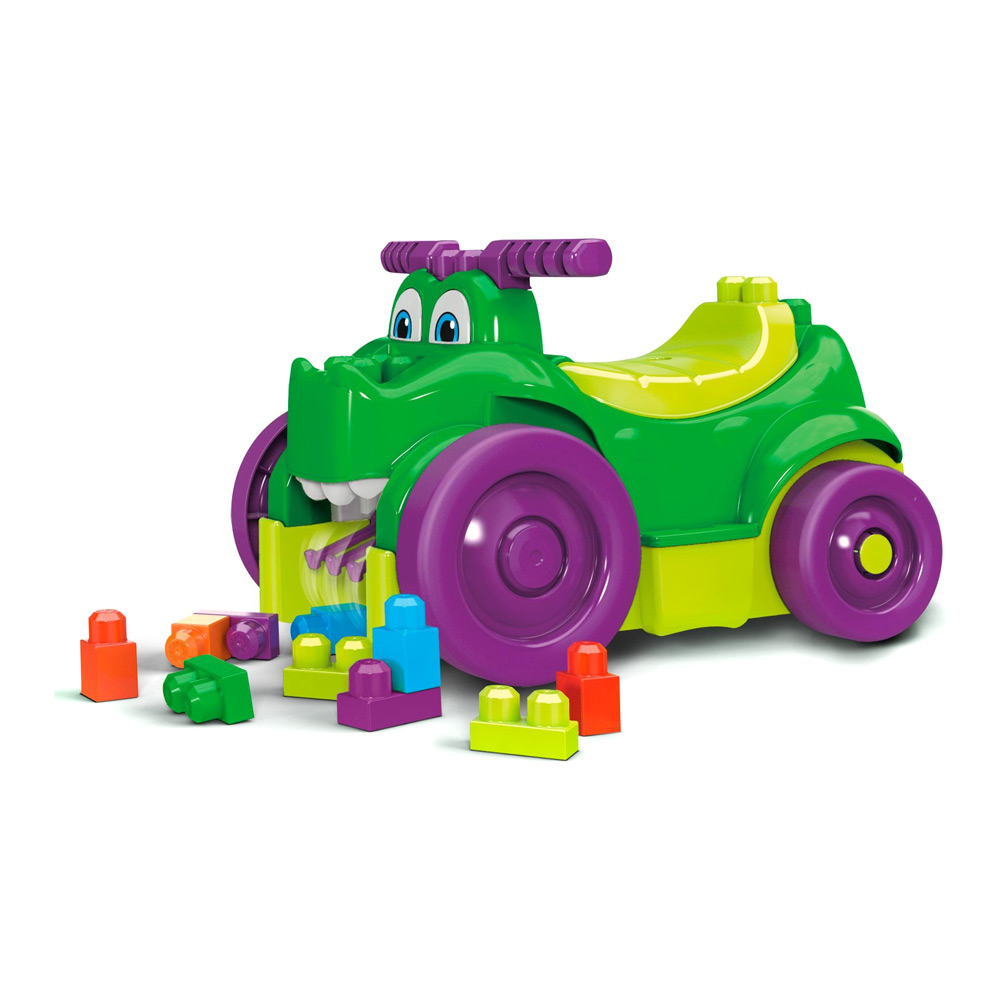 

Толокар Mega Bloks First builders Крокодил 3 в 1 (GFG22)