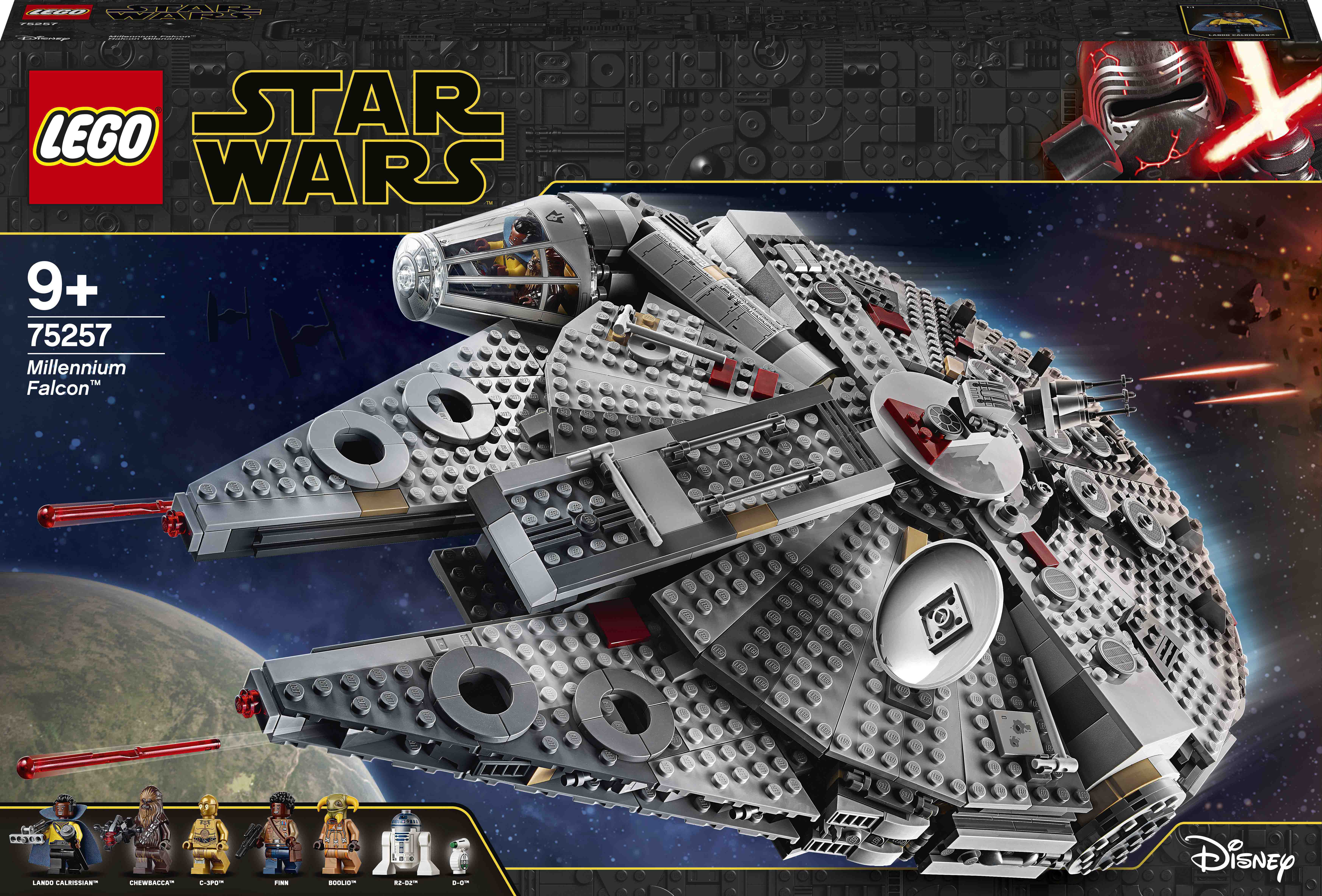 Акция на Конструктор LEGO Star Wars Millennium Falcon (Тисячолiтній сокiл) (75257) от Будинок іграшок