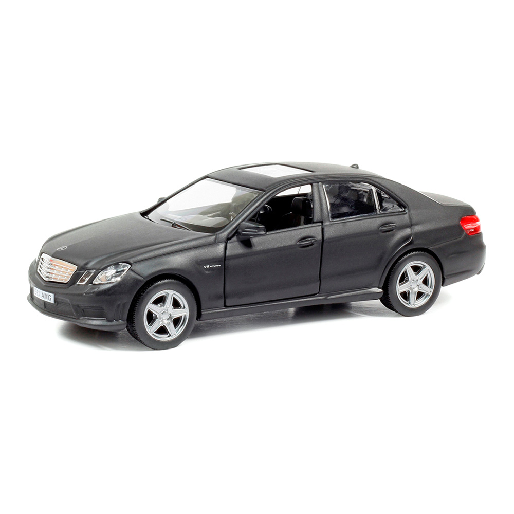 

Автомодель Uni-Fortune Mercedes-benz E63 1:32 чорна матова інерційна (554999М)