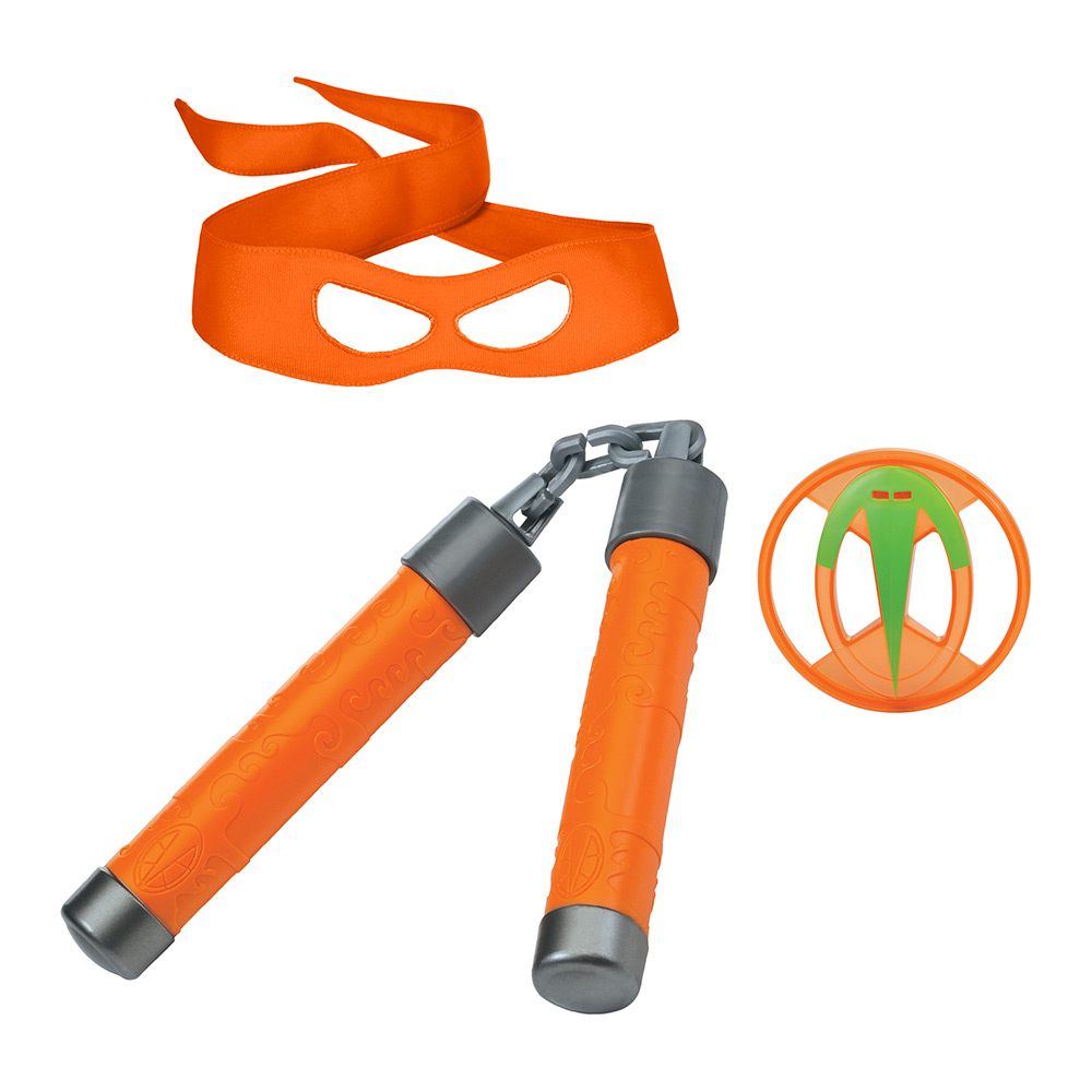 

Игрушечное оружие TMNT Эволюция черепашек-ниндзя W2 Снаряжение Микеланджело (82057)